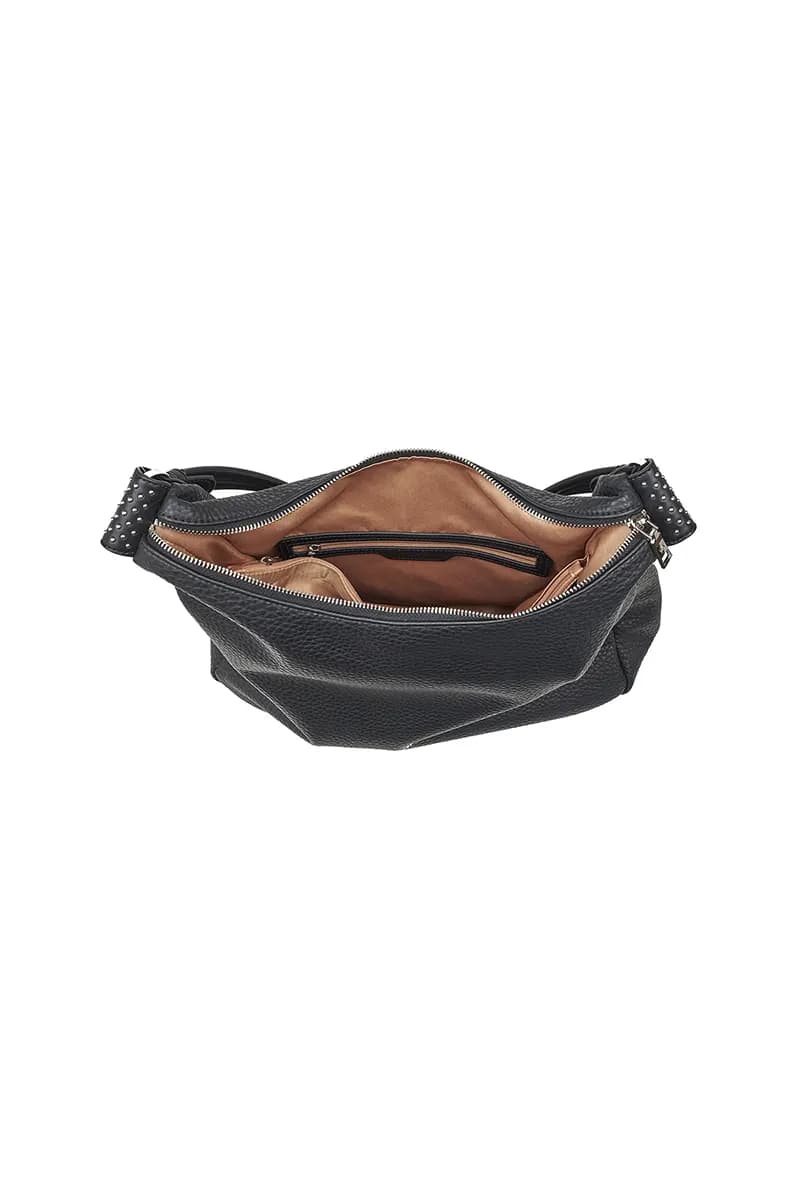 VERDE FASHION | Borsa a spalla morbida in ecopelle - 8