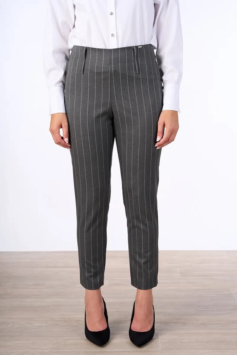 NUALY GLAMOUR | Pantalone gessato - 4