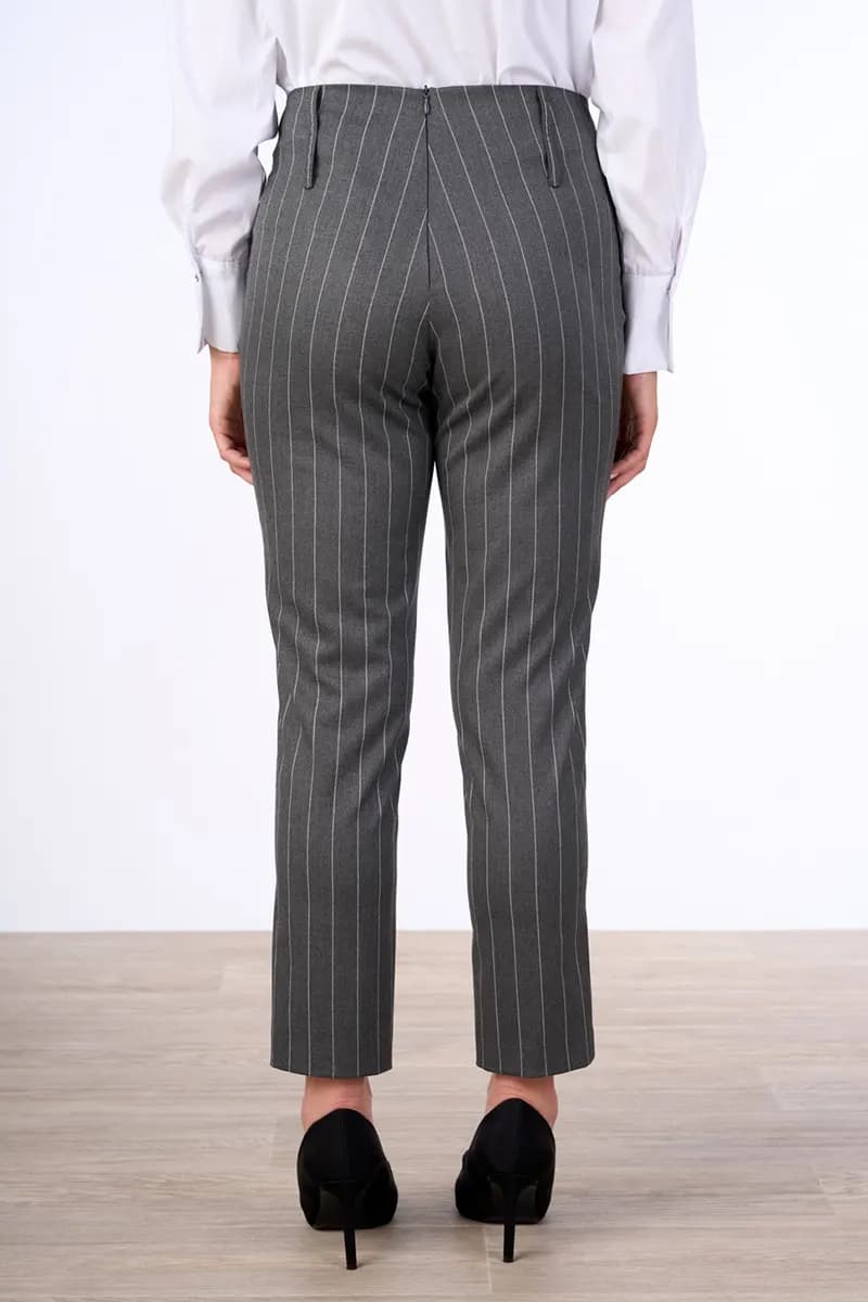 NUALY GLAMOUR | Pantalone gessato - 2