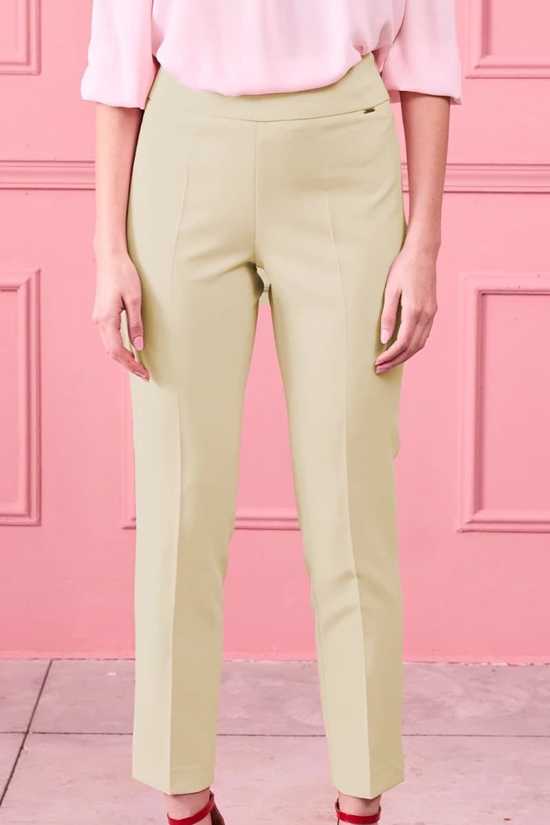 NUALY GLAMOUR | Pantalone stretto con spacchetti