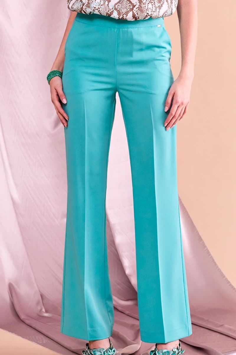 NUALY GLAMOUR | Pantalone zampa - 5