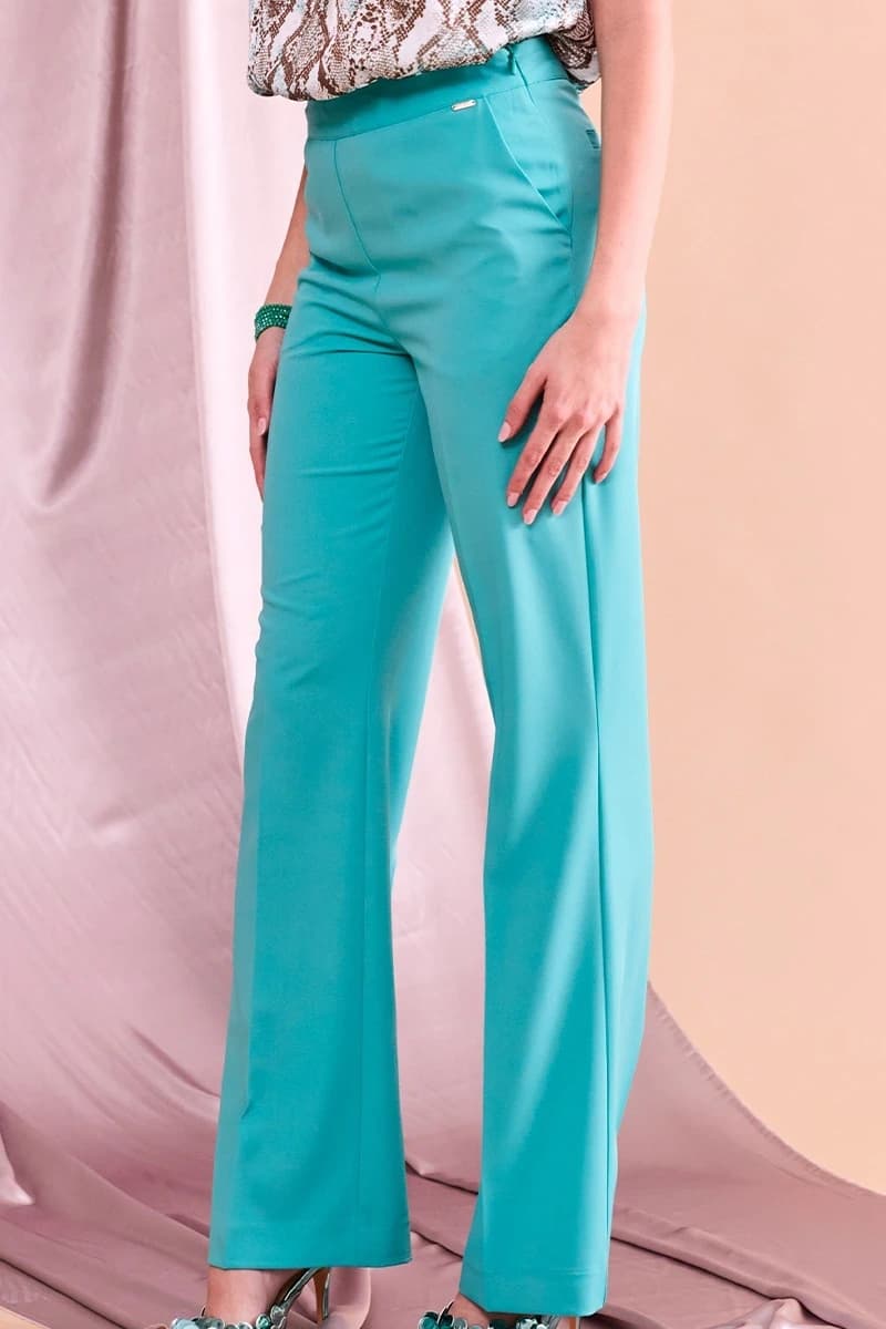 NUALY GLAMOUR | Pantalone zampa - 3