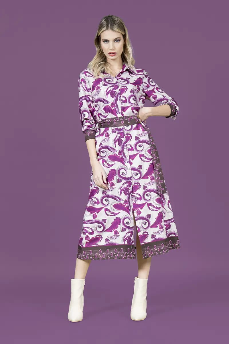 NUALY DAILY | Abito fantasia cashmere - 2