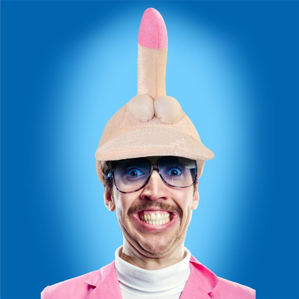 CAPPELLO PISELLO ROSA PELUCHE ADDIO AL NUBILATO CELIBATO GADGET PER ADULTI SEXY PARTY - 3
