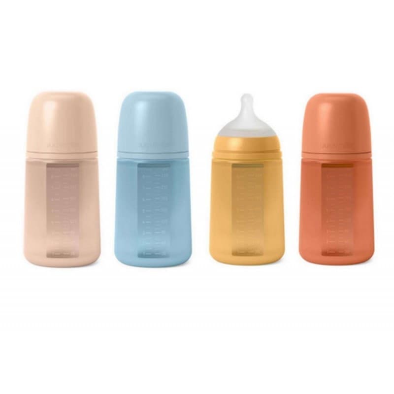 Biberon Suavinex Colour Essence Silicone SX PRO 240 ml Flusso M - Vari Colori