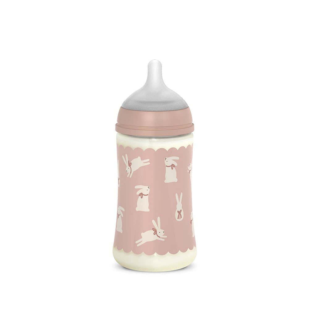 Biberon Suavinex Wonder 270ml Sil SX Pro Flusso M – Coniglio Rosa