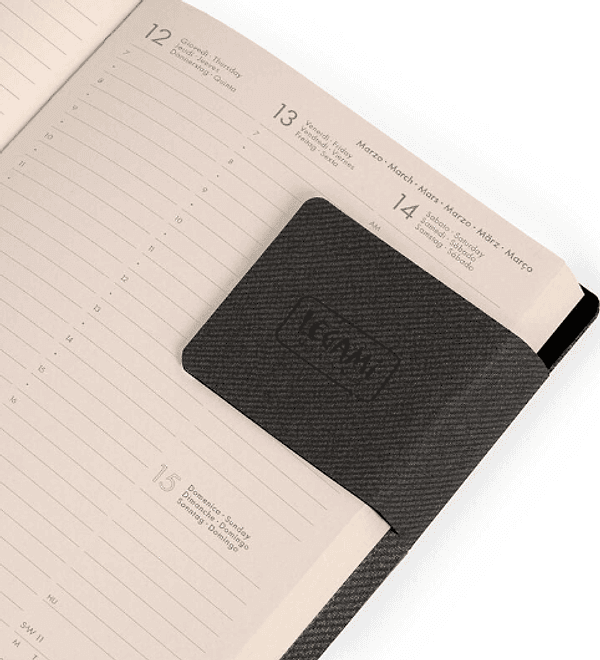 Legami - Agenda 16 Mesi Settimanale Medium - Deep Graphite - 6