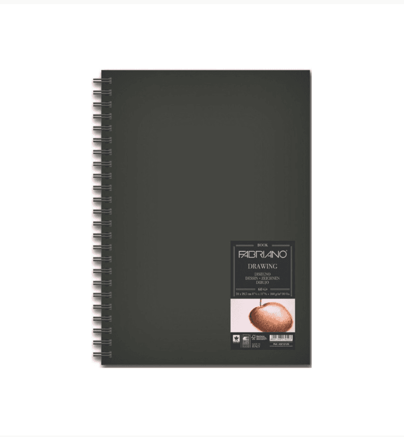 Fabriano - Blocchi Drawing Spiral 60 ff 160 gr. Ritratto A5 41231421 - 3