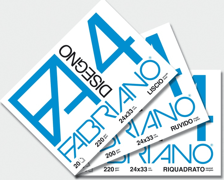 Fabriano - Album da Disegno, FA4 Formato 33 x 48 cm, Fogli Lisci, Grammatura 220 gr/m2, 20 Fogli (5200797) - 4
