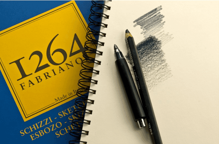 Fabriano - Blocco 1264 Per Schizzi A4 cm 21x29.7 - Gr.90/mq Fogli 120 Spiralato Lato Corto (19100637) - 2