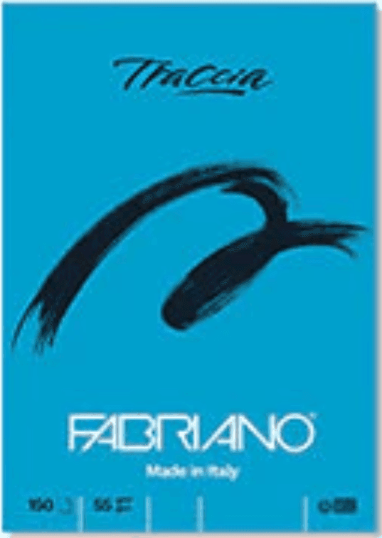 Fabriano - Blocco Traccia A6 150 Fogli- 55 gr- colore Celeste (19100686)