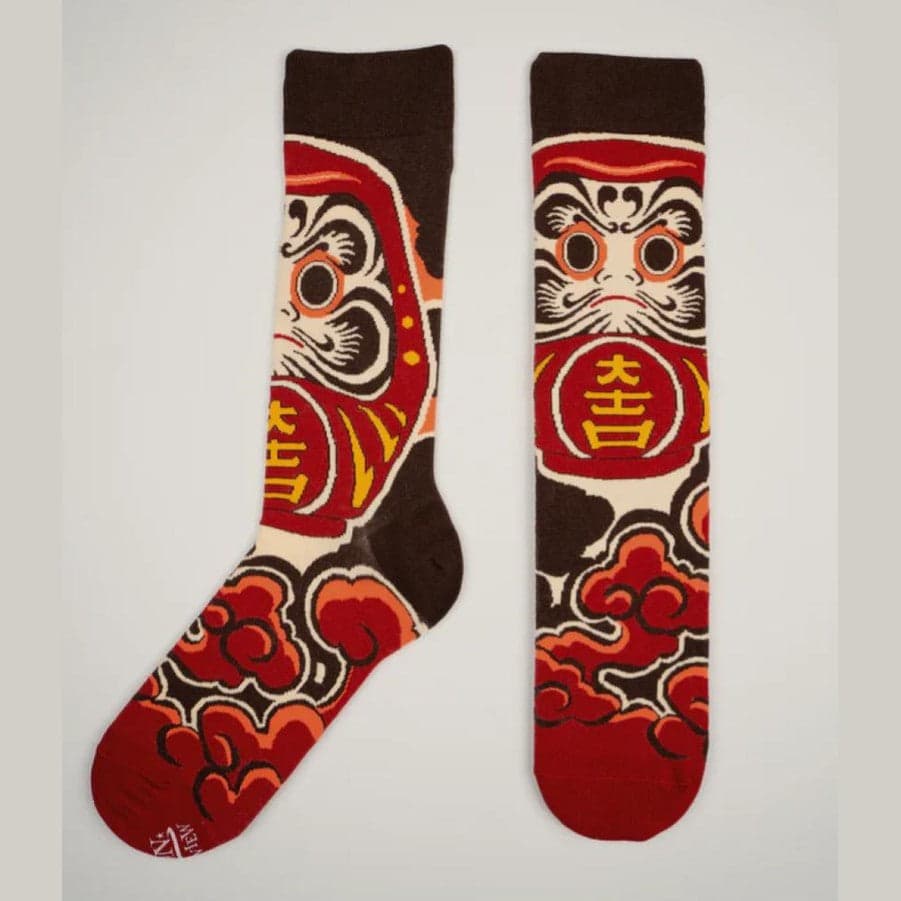 Calze socks a Moon with a View Daruma - 8
