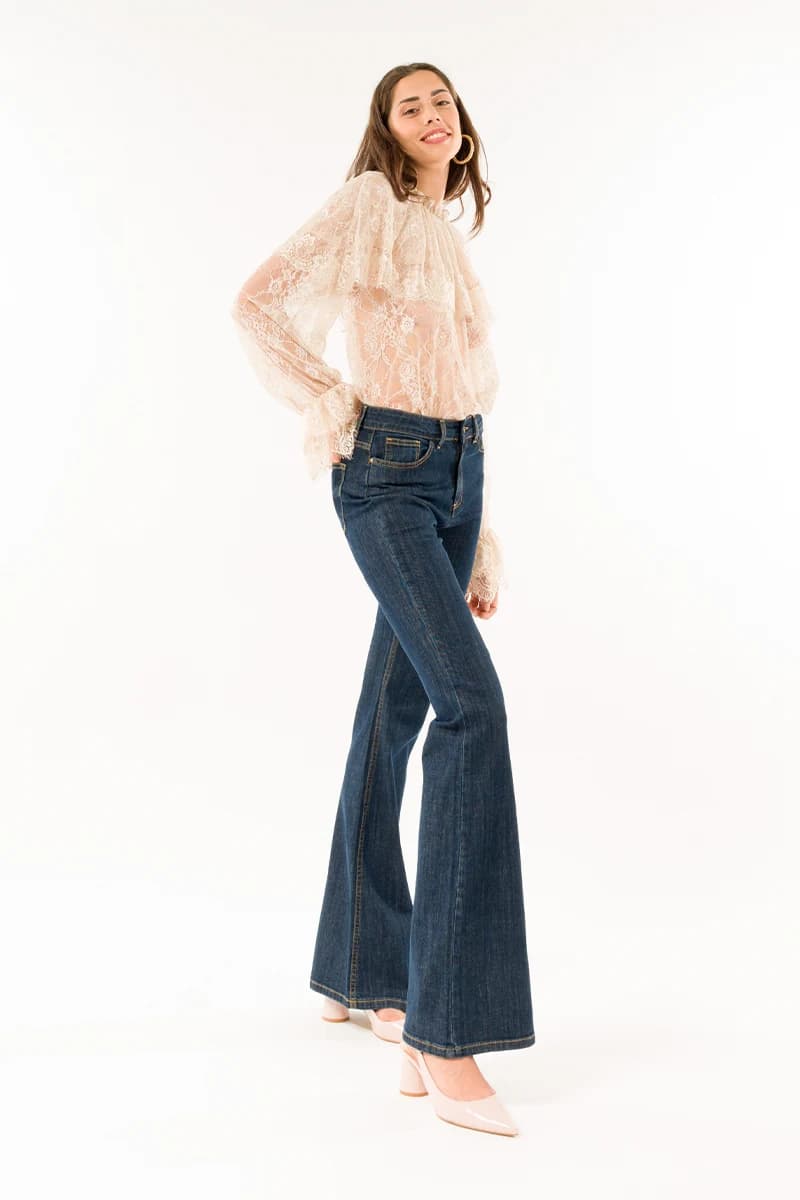 KONTATTO | Jeans zampa regular fit - 4