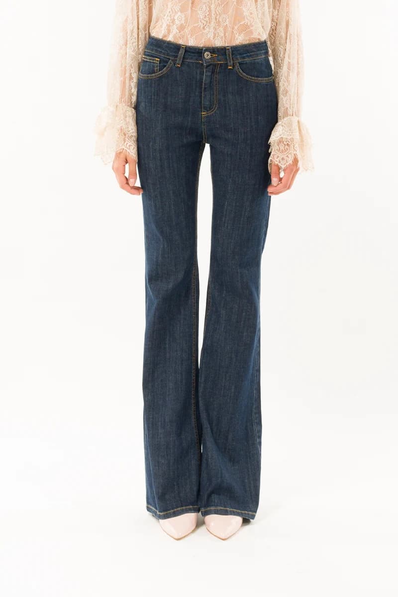 KONTATTO | Jeans zampa regular fit - 3