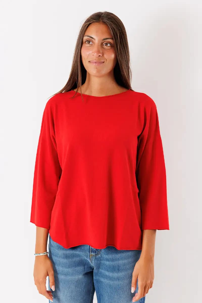 KONTATTO | Maglia girocollo over - 12