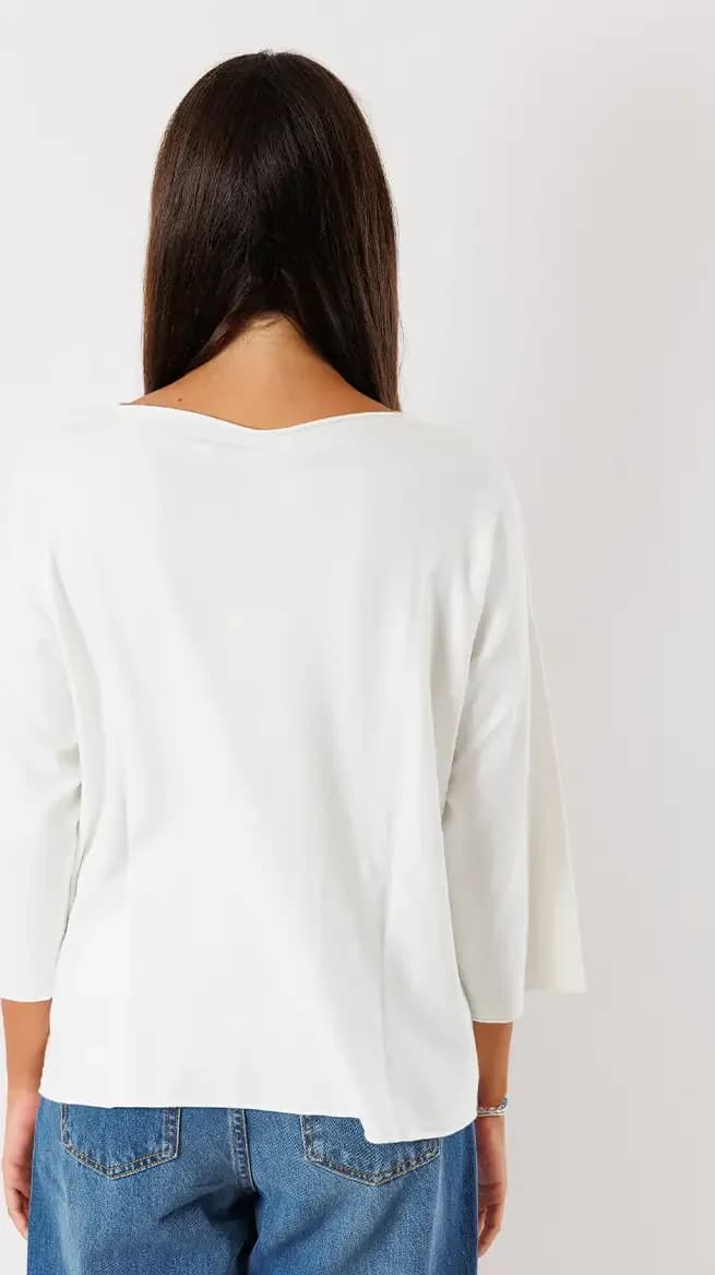 KONTATTO | Maglia girocollo over - 6