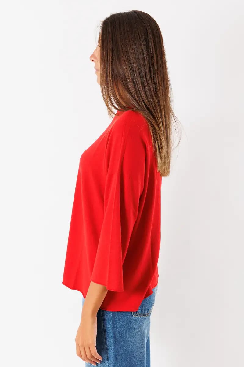 KONTATTO | Maglia girocollo over - 8