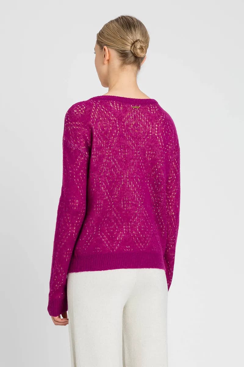 TWINSET | Maglia girocollo traforata - 2