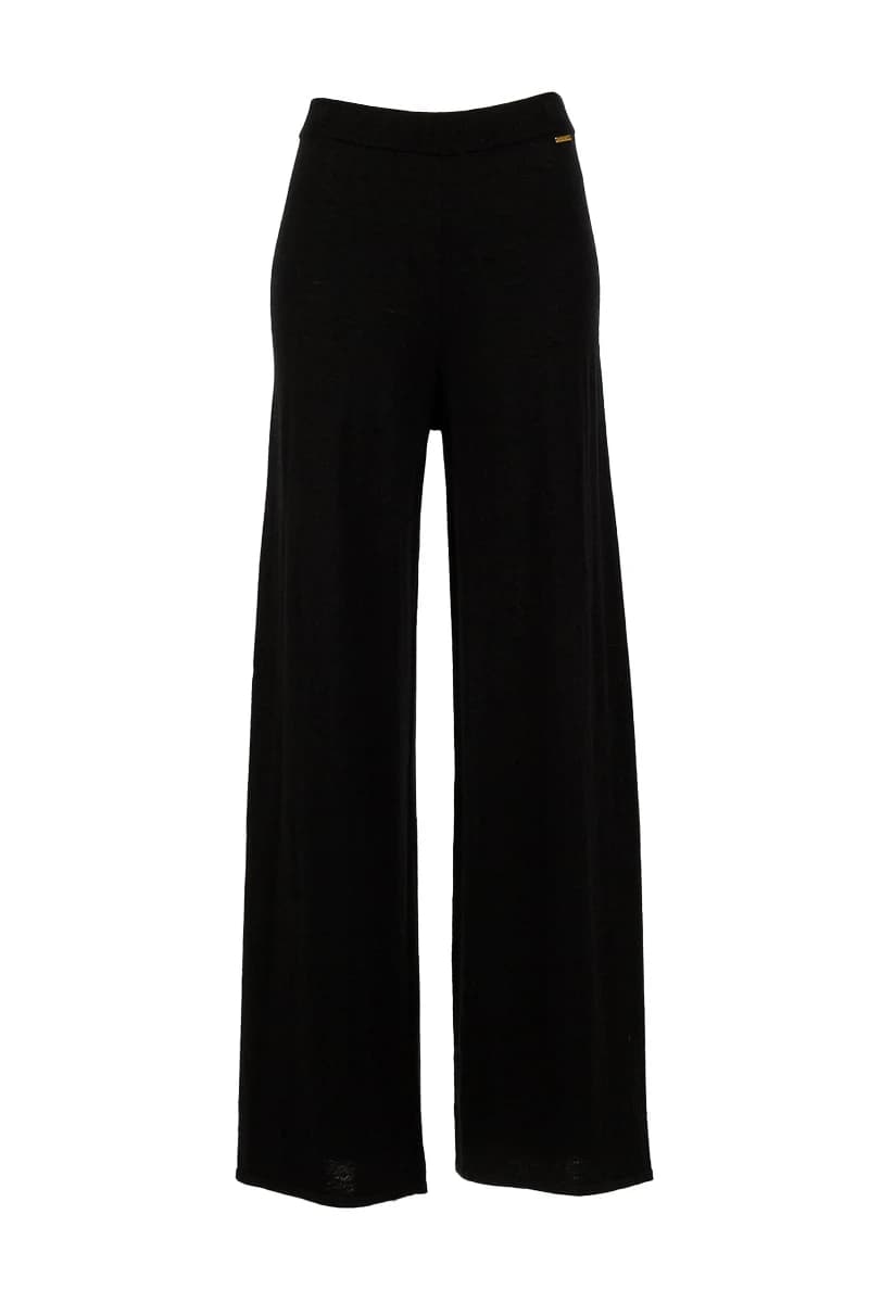 TWINSET | Pantaloni palazzo con perle - 4