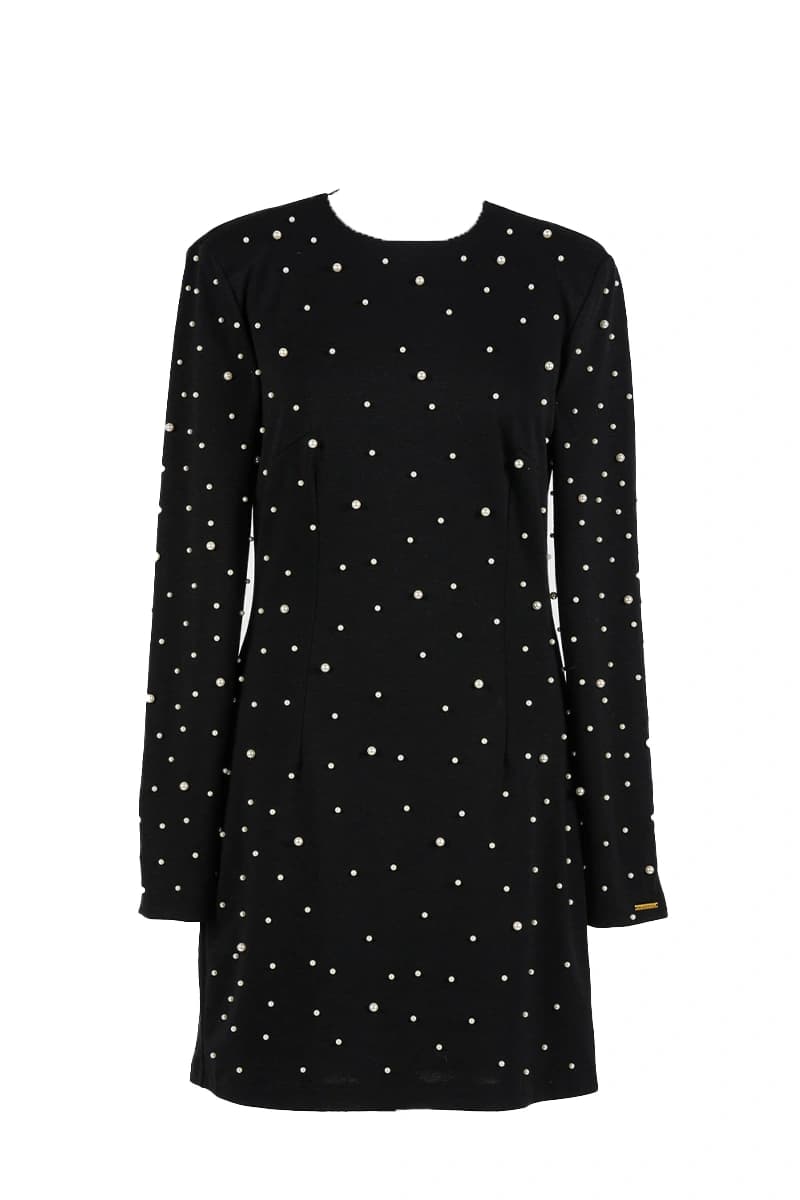 TWINSET | Abito corto con perle - 2