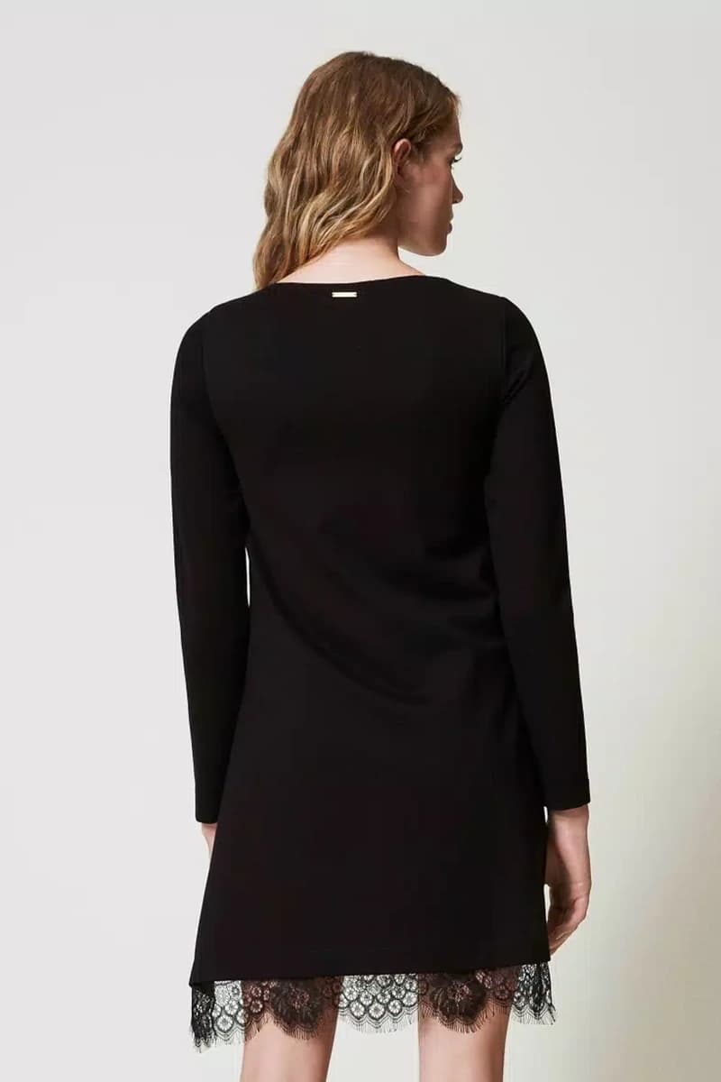 TWINSET | Abito corto con pizzo - 2
