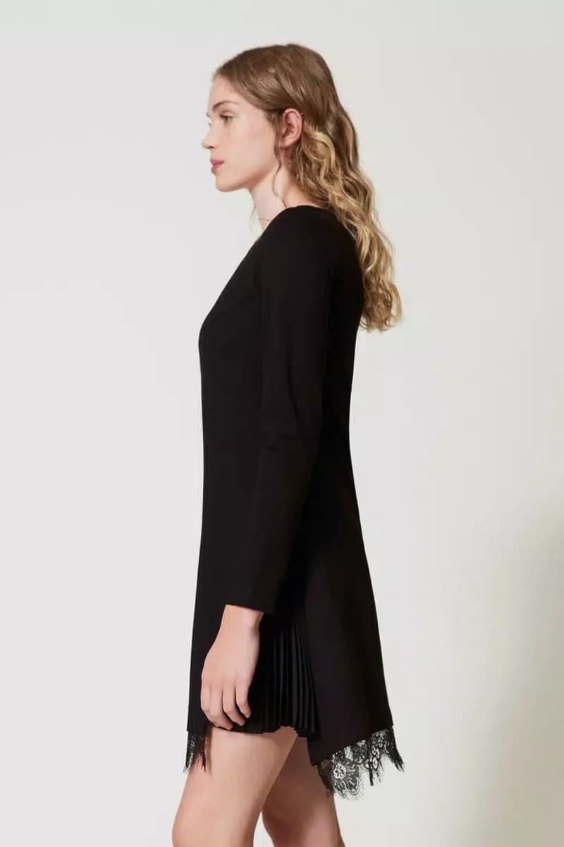 TWINSET | Abito corto con pizzo - 3