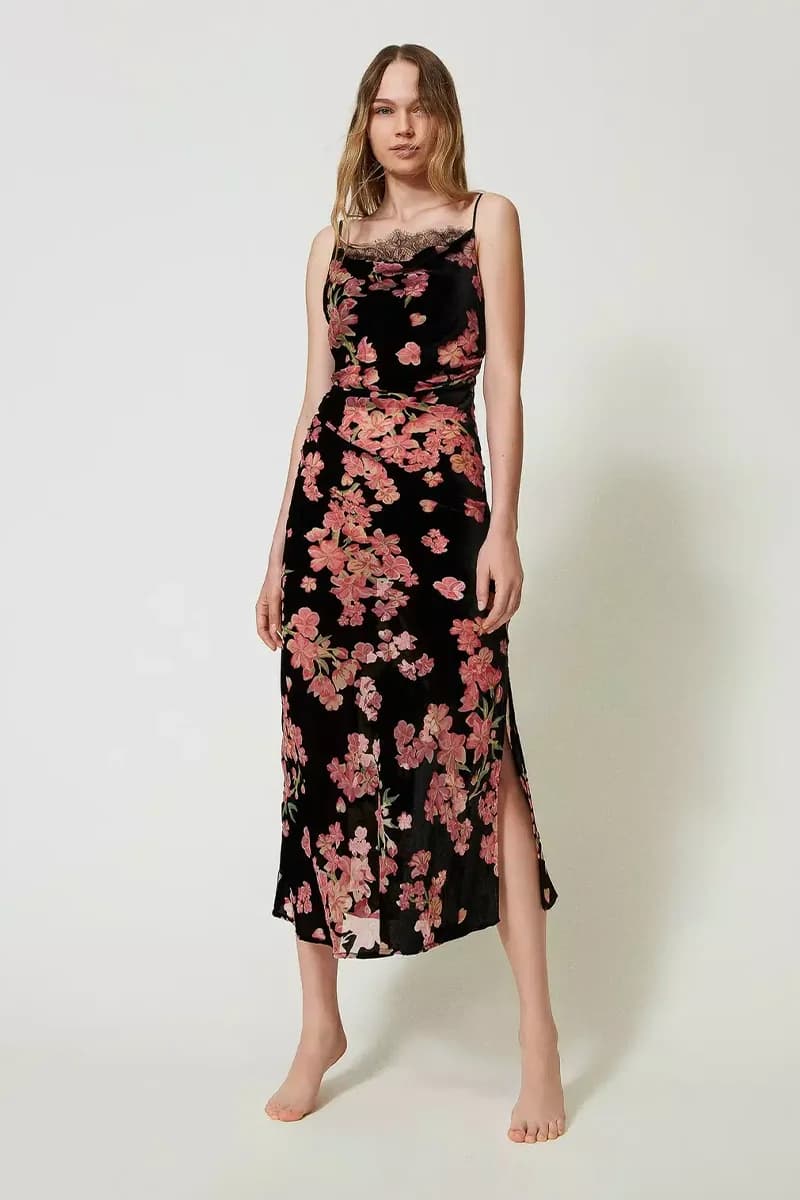 TWINSET | Abito sottoveste fantasia a fiori - 5
