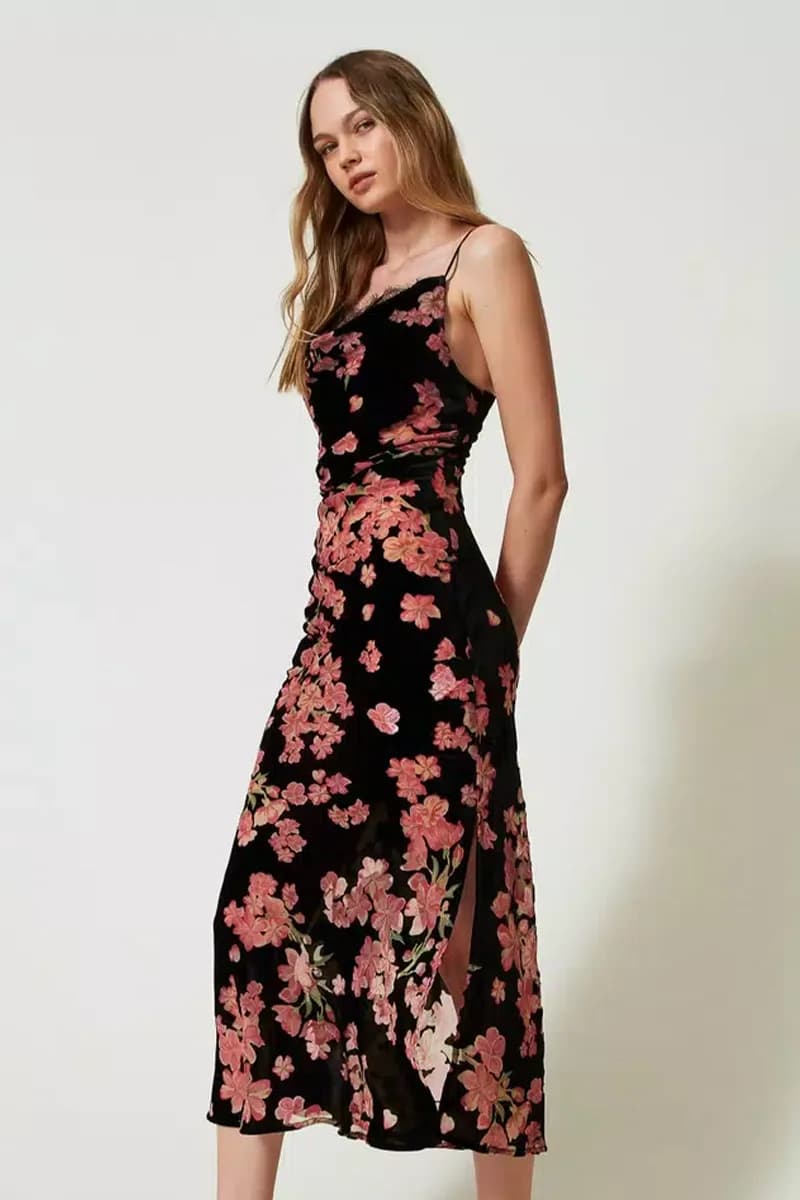 TWINSET | Abito sottoveste fantasia a fiori - 3