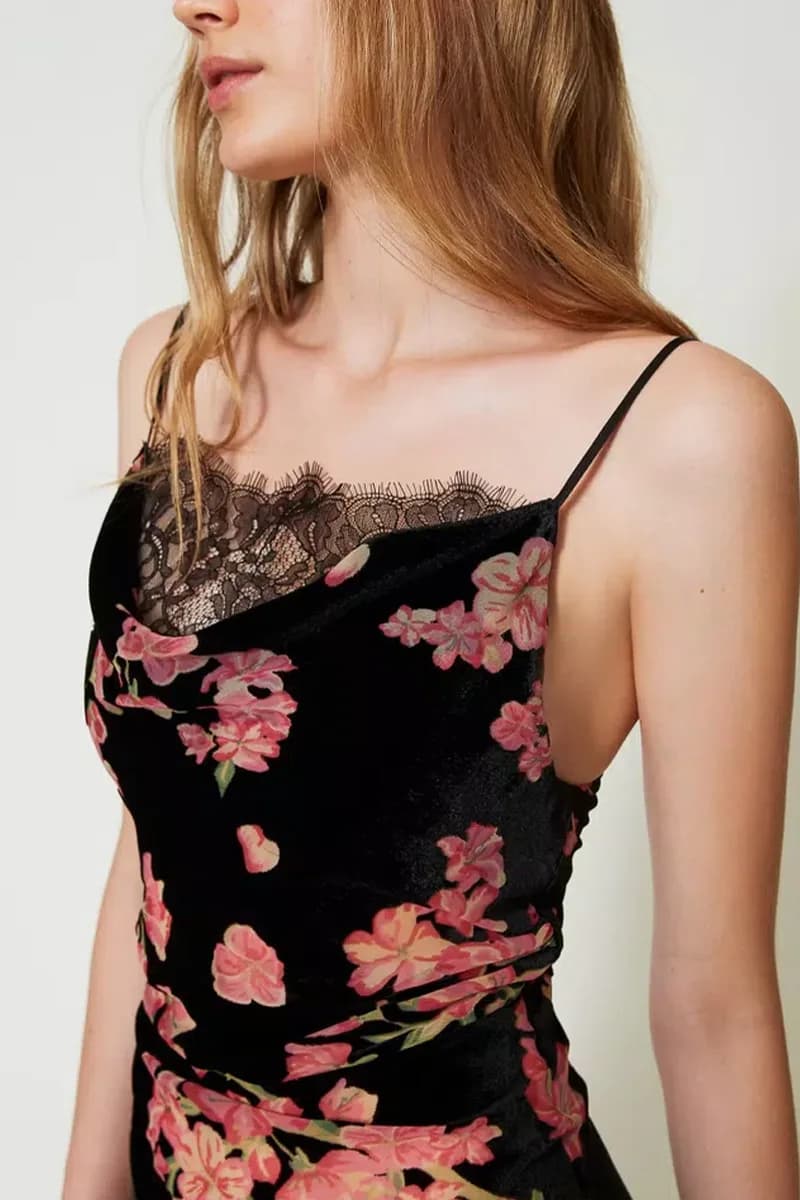 TWINSET | Abito sottoveste fantasia a fiori - 4
