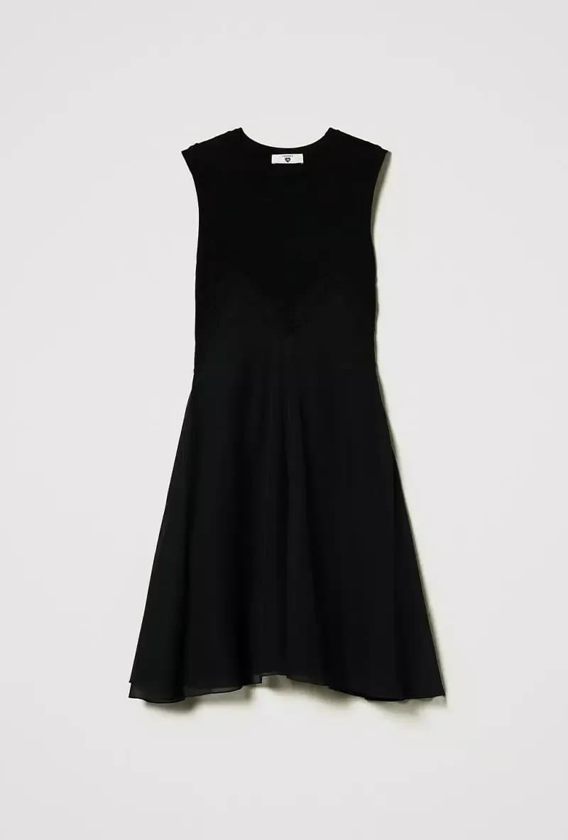 TWINSET | Abito corto con trasparenze - 5