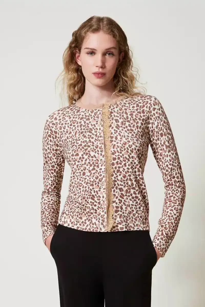 TWINSET | Cardigan corto a fantasia - 1