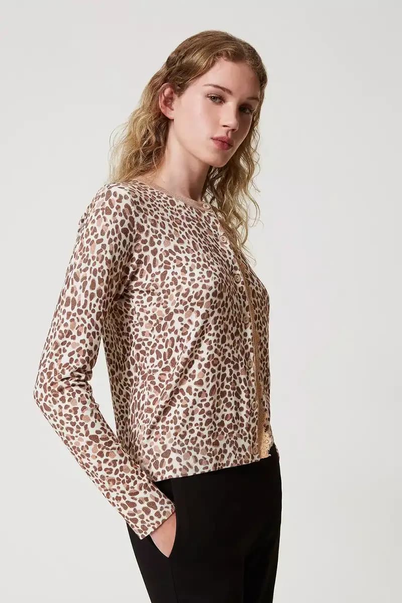 TWINSET | Cardigan corto a fantasia - 3