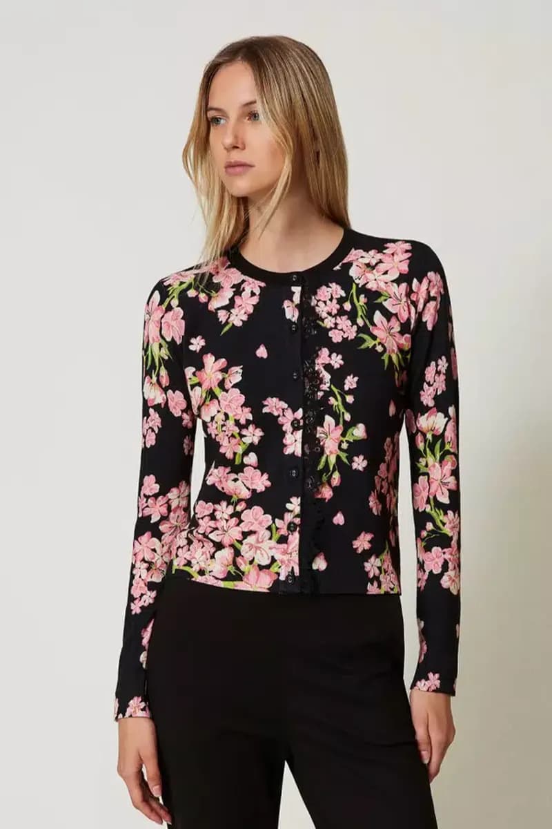 TWINSET | Cardigan corto a fantasia - 5