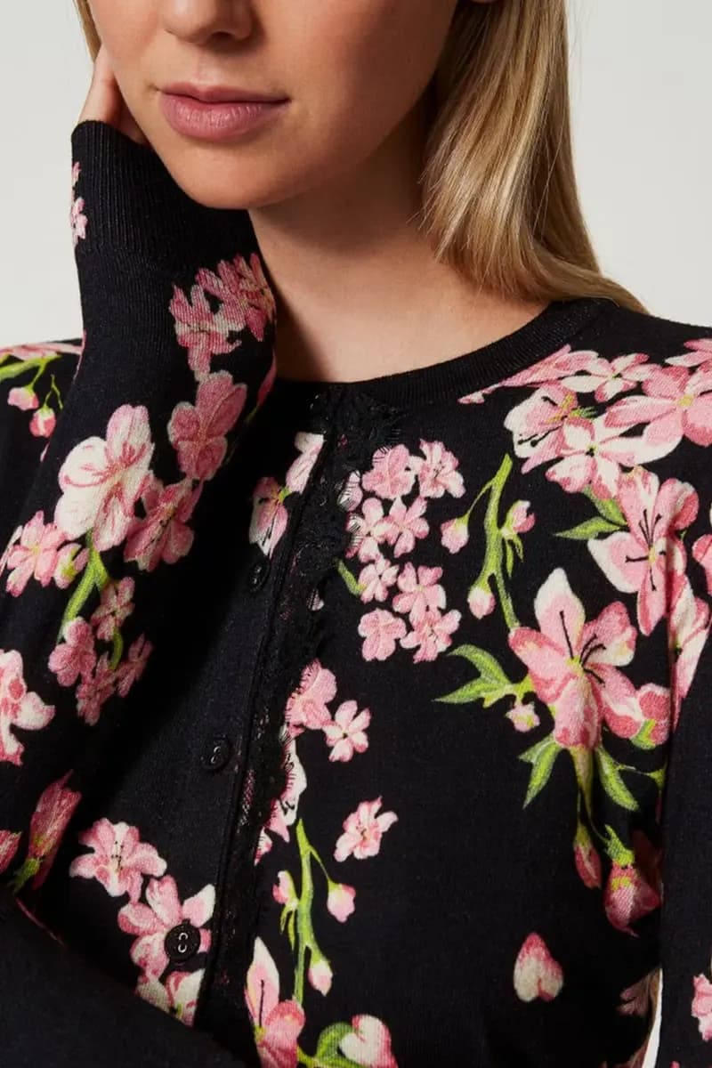 TWINSET | Cardigan corto a fantasia - 8