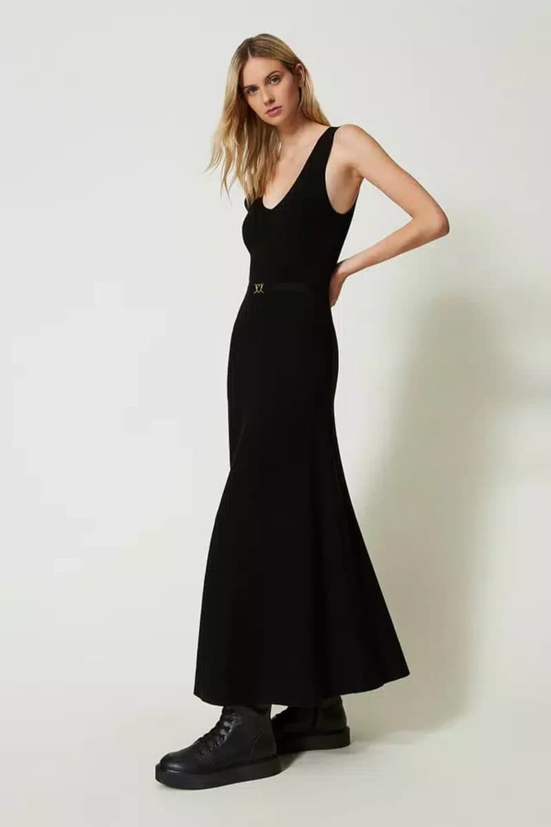 TWINSET | Abito lungo in maglia - 5