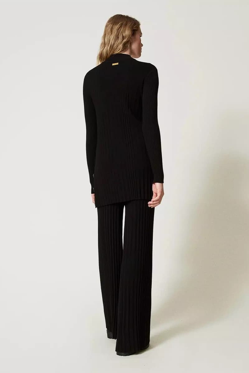TWINSET | Pantaloni palazzo con plissé - 2