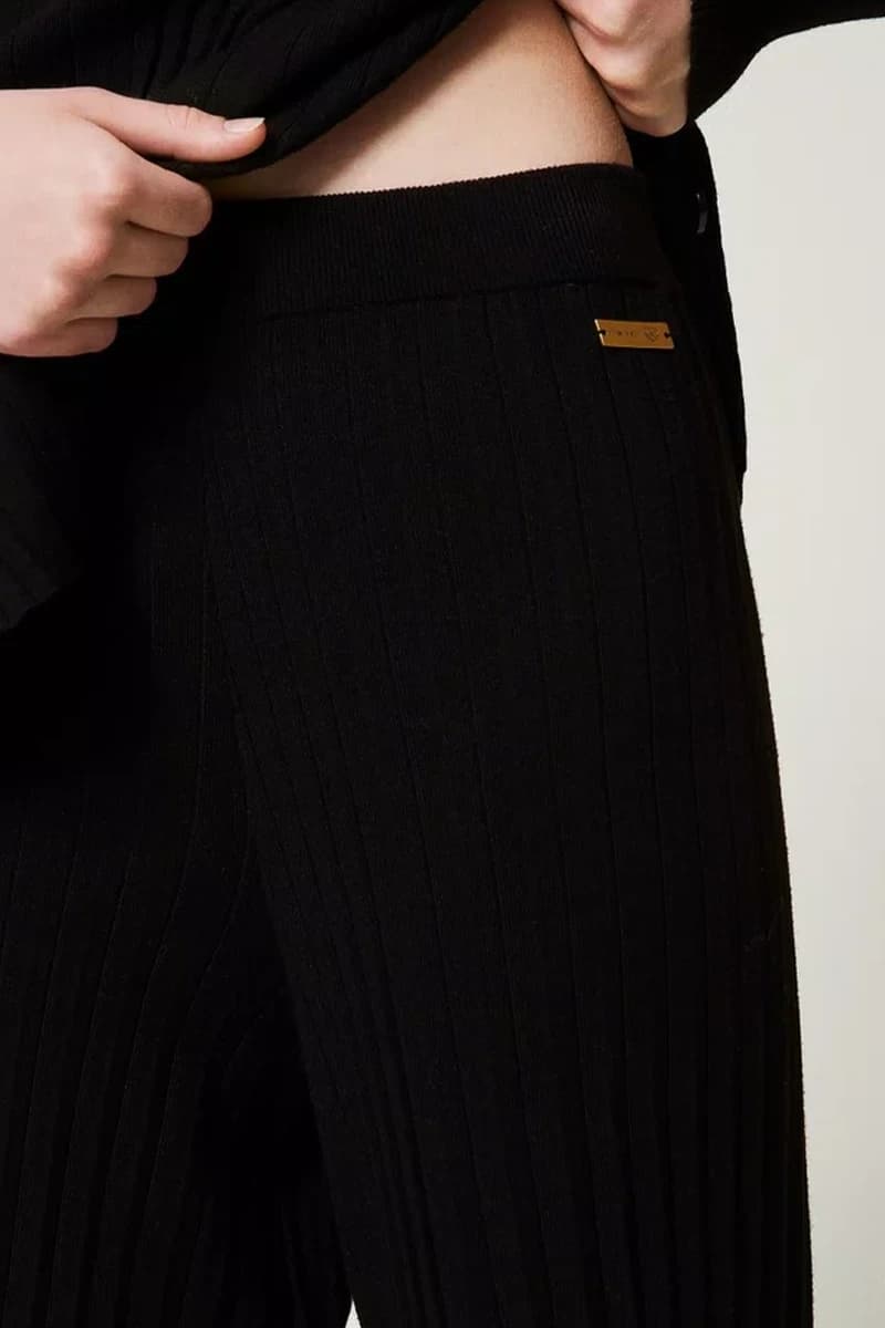 TWINSET | Pantaloni palazzo con plissé - 4