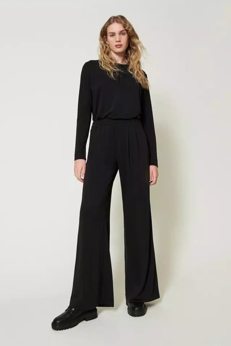 TWINSET | Pantaloni a palazzo in jersey - 6