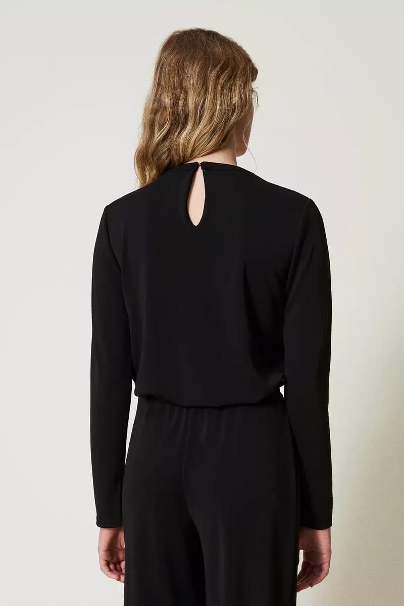 TWINSET | Blusa in jersey con drappeggio - 2