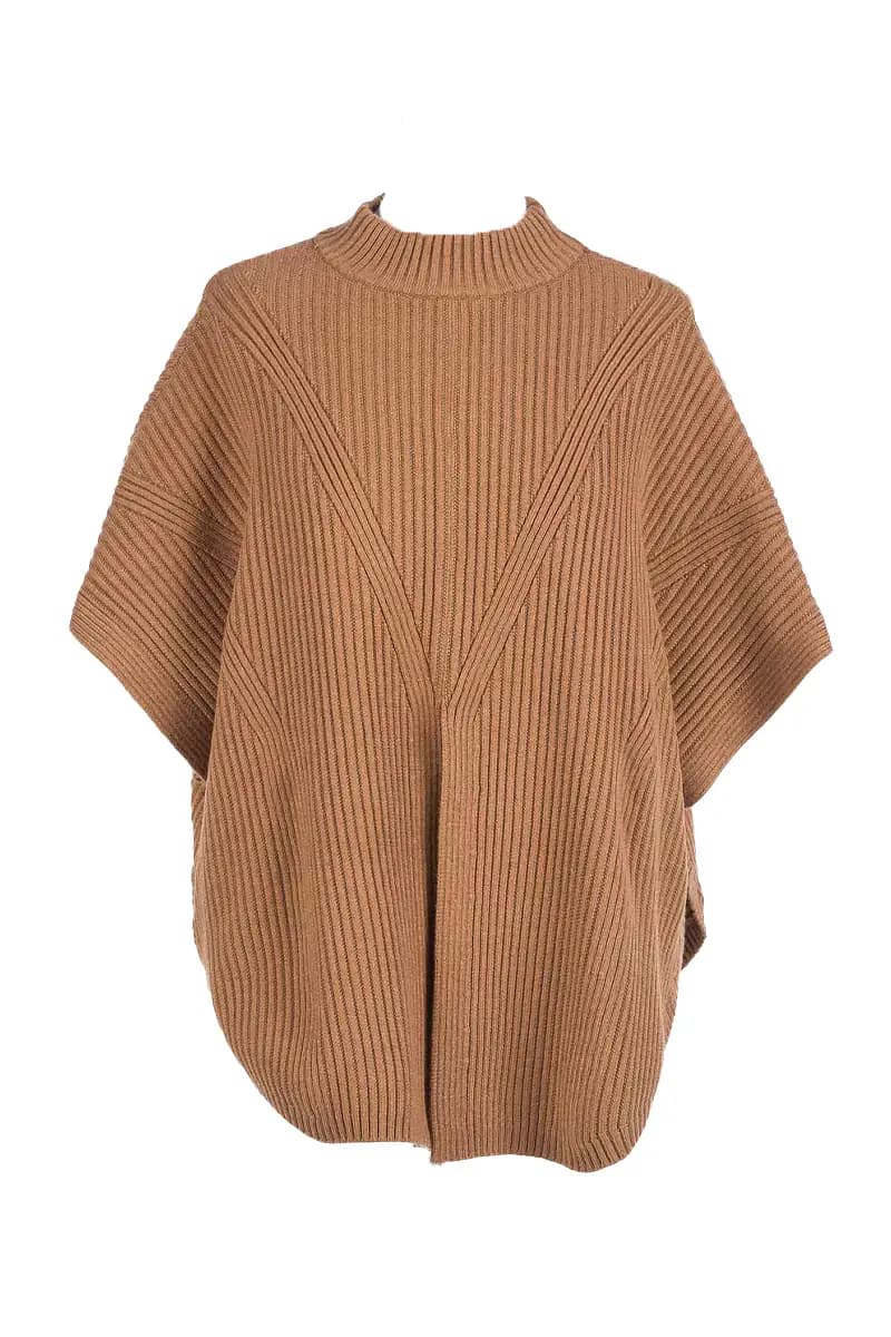 TWINSET | Maglia a poncho a costine - 9