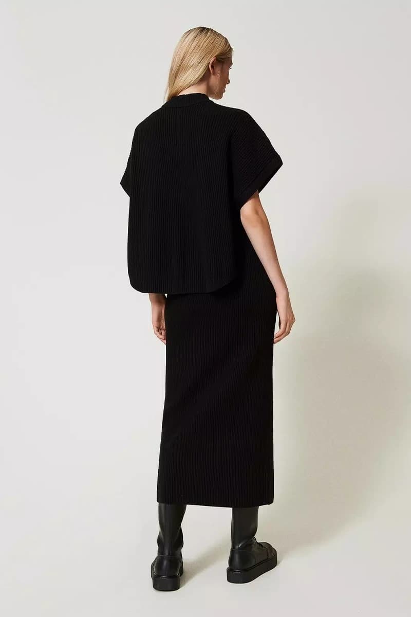 TWINSET | Gonna longuette a costine - 2