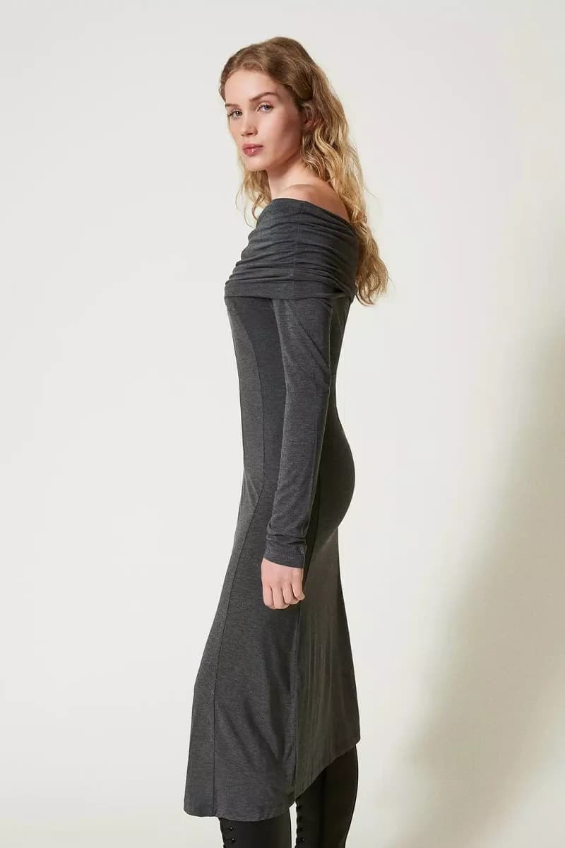 TWINSET | Abito longuette in jersey - 4