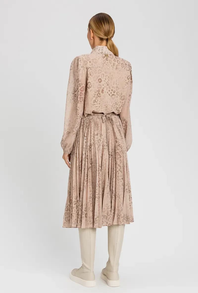 TWINSET | Gonna plissé animalier - 2