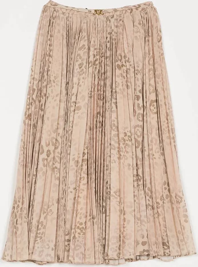 TWINSET | Gonna plissé animalier - 5