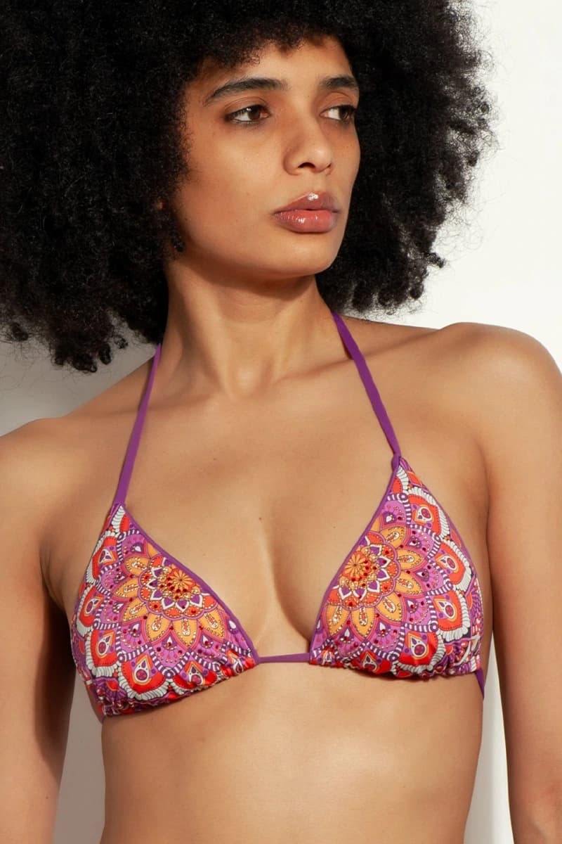 2BEkini | Bikini triangolo + brasiliana Indian Charme - 7