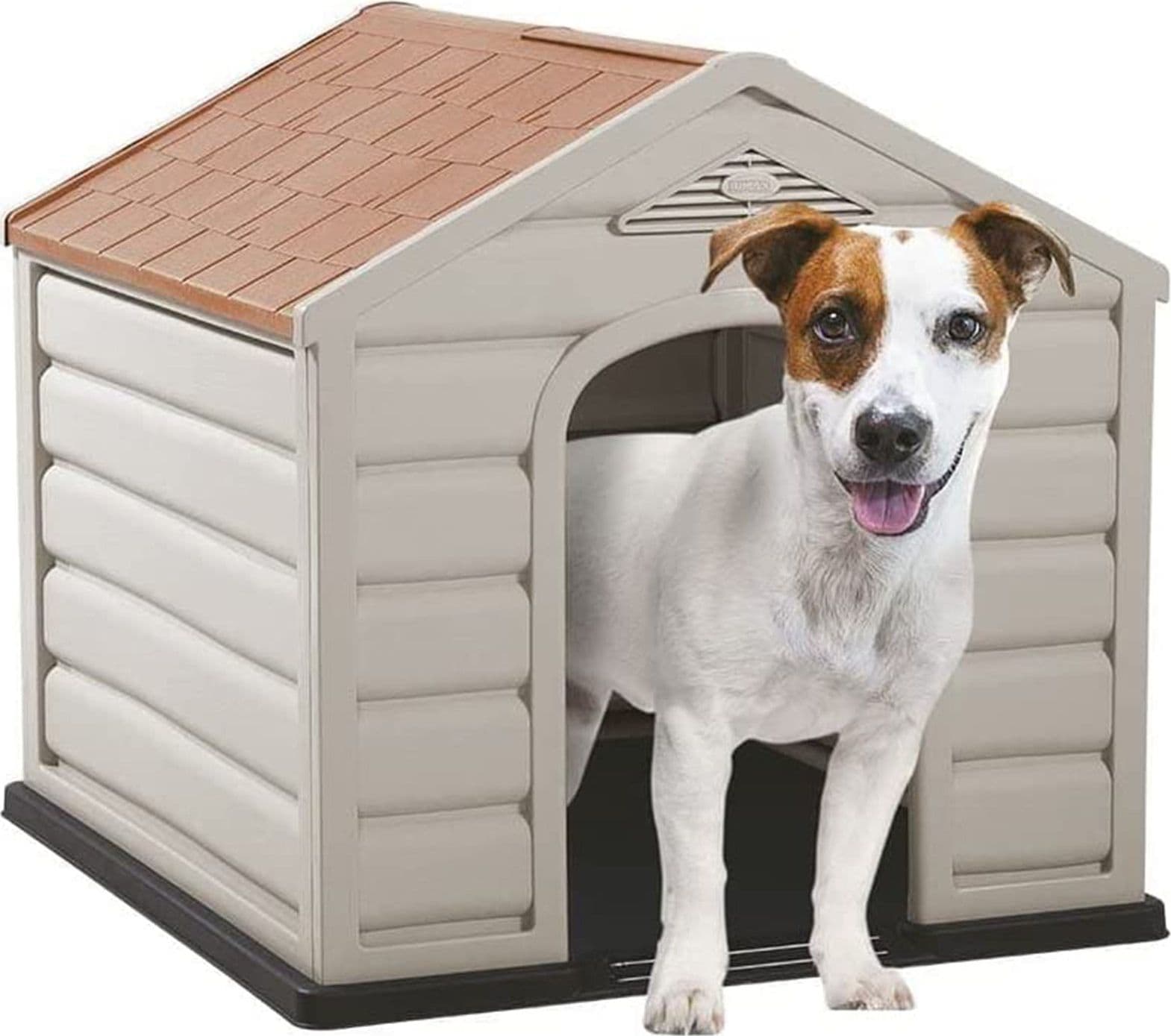 Cuccia per cani in Resina con tetto apribile da esterno - 5
