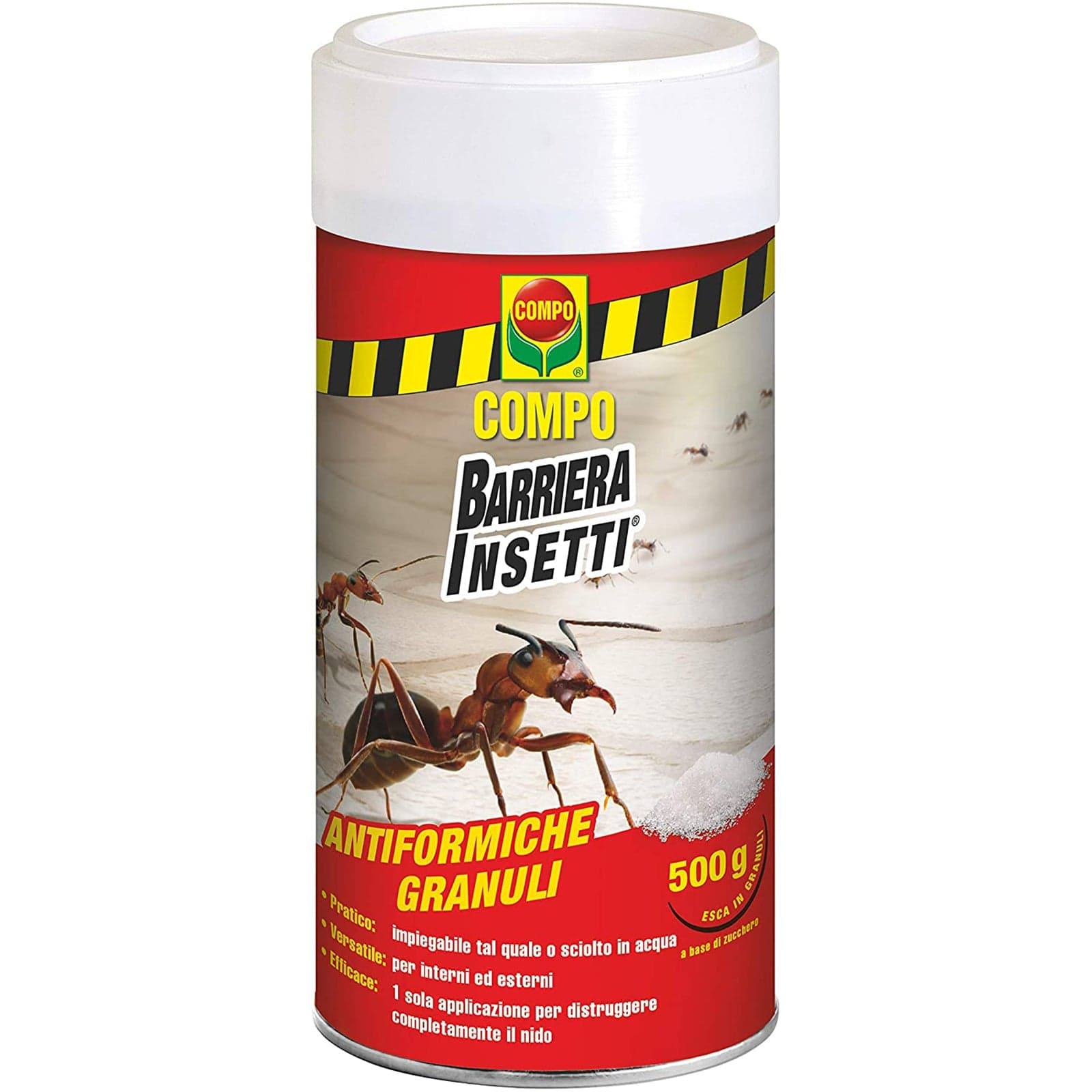 Insetticida granulare anti formiche da 500 gr pronto all'uso per interno ed esterno - 4