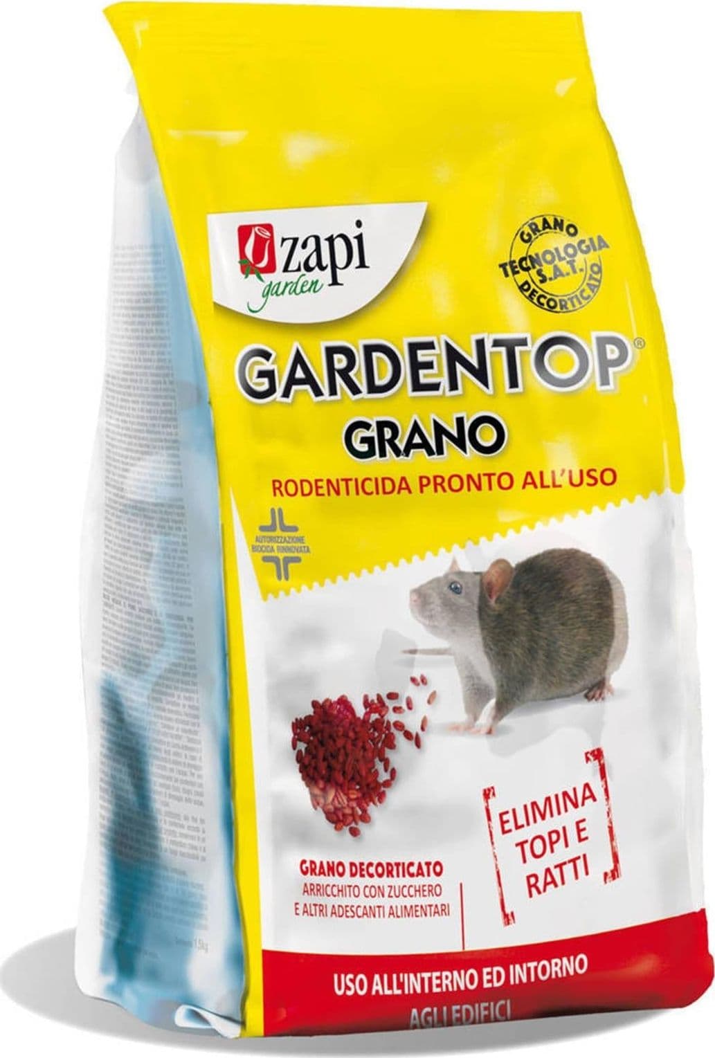 Esca topicida "GardenTop" Grano velenoso per topi, ratti e arvicole rodenticida - 2