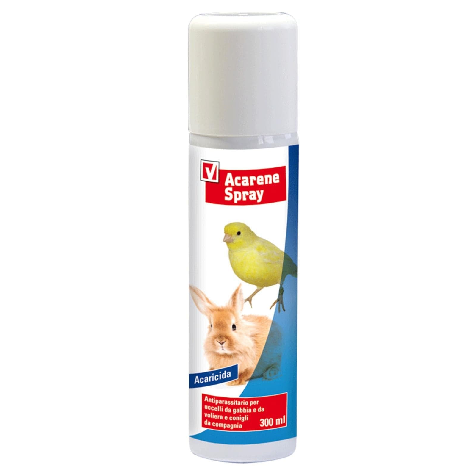 Spray acaricida "Acarene" per uccelli e conigli da compagnia antiparassitario