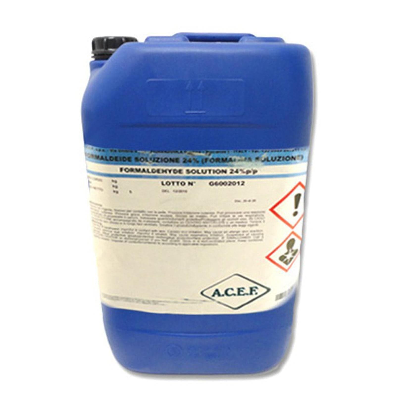 Formalina liquida 24 % soluzione antisettica e disinfettante per zoccoli animali Kg 25 - 2